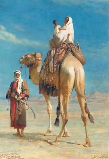 Bedouin — A Bedouin family in the Wadi Mousa, Syrian Desert.