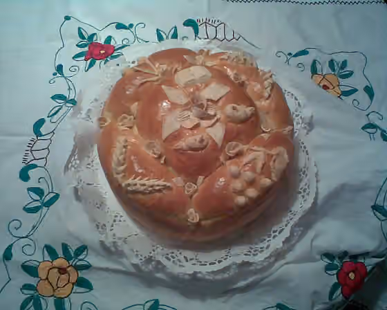 Slavski kolač — Slavski kolač (literally "Slava cake")