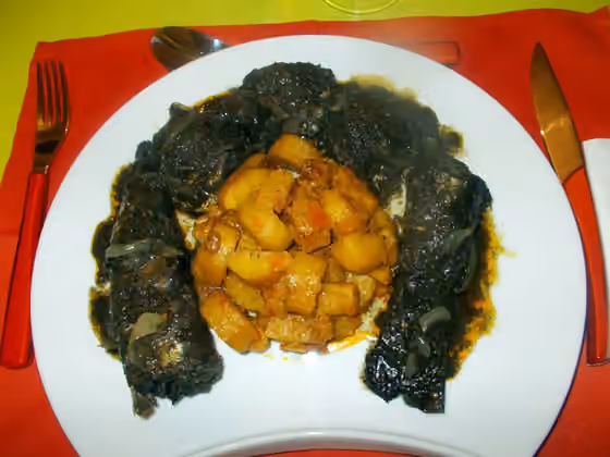 Mbongo Tchobi — This is an image of food from