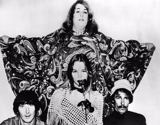 Sunshine pop — Photo of the musical group The Mamas and the Papas from the ABC television program, The Songmakers .