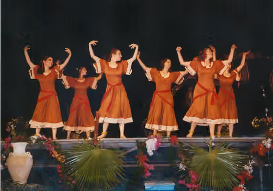 Jewish dance — Water Festival at Kibbutz Ramat Yohanan, Jewish holidays