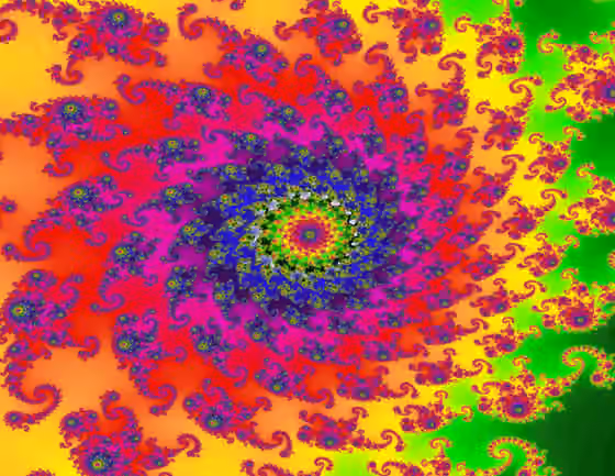 Psychedelic music — part of a julia set a=-0.8 b=-0.158