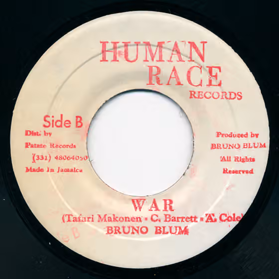 Musik di Jamaika — Musician Bruno Blum founded Human Race Records in Jamaica in 1997.