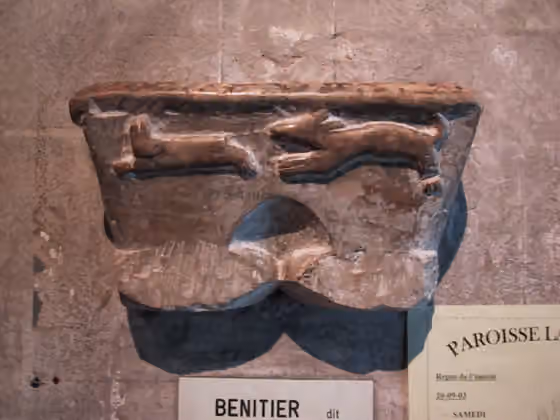 Cagot — Holy water font for Cagots in Oloron cathedral in the French province of Bearn