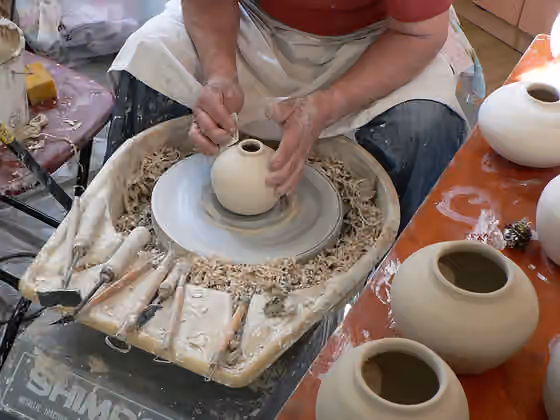 tembikar — pottery disc