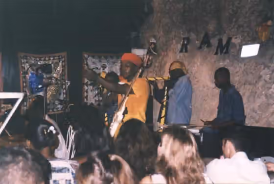 Music of Haiti — RAM , performing live at the Hotel Oloffson in Port-au-Prince , Haïti in June, 1998.