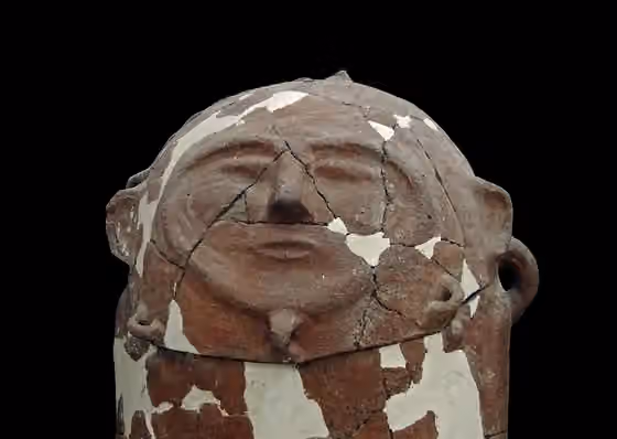 Moab — Moabite sarcophagus in Jordan Archaeological Museum in Amman , Jordan
