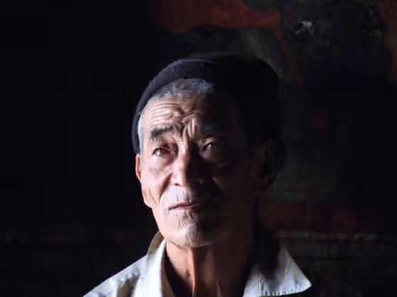 suku Ladakh — Ladakhi man at Shey Palace, Leh