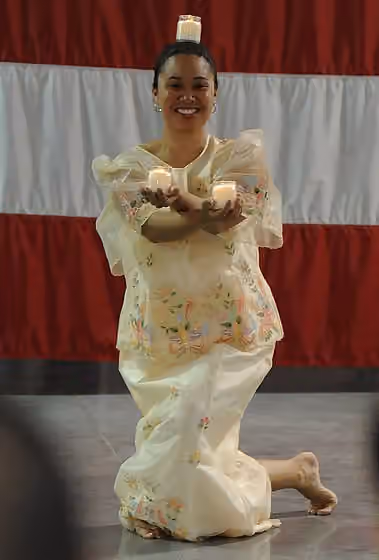 Pandanggo — Crystal Vergara, wife of Staff Sgt.