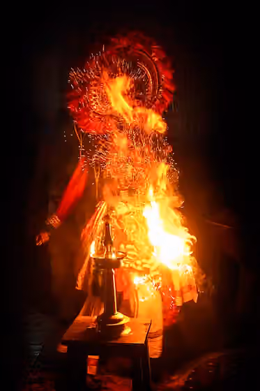 Theeyaattam — This was taken from Trivandrum