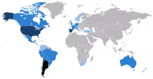 orang Argentina — Argentina + 100,000 + 10,000 + 1,000