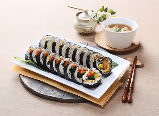 gimbap — Gimbap , Korean seaweed rolls
