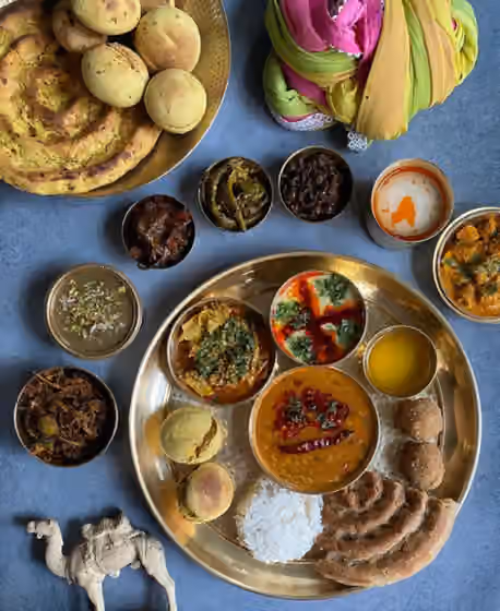 Rajasthani cuisine — This photo has been taken in the country: India