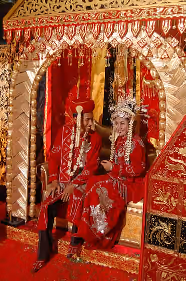 orang Betawi — wedding ceremony