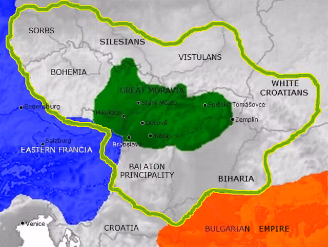 Vistulans — Central Europe in the 9th century.