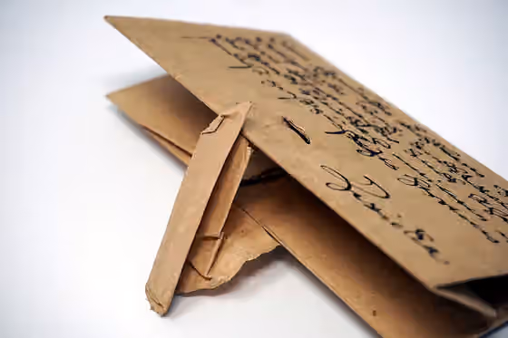 Letterlocking — Letterlocking in year 1603