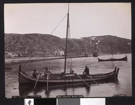 Orang Kven — Bildet er hentet fra Nasjonalbibliotekets bildesamling Finnmark