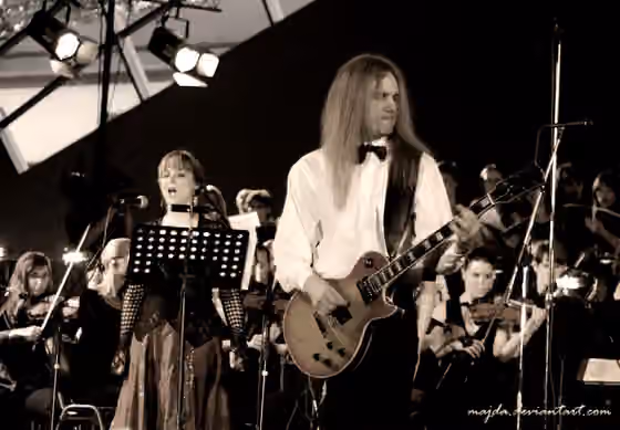 sinfonik metal — Lori Lewis and Christofer Johnsson, Miskolc (Hungary) 07