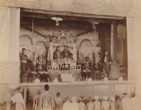 Wayang Bangsawan — Bangsawan, Malay opera Penang.