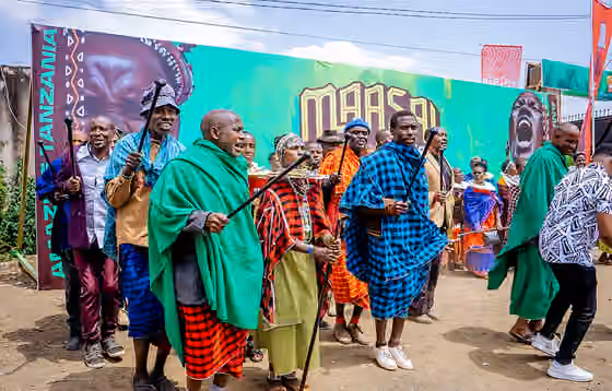 Nilotic peoples — Traditional Maasai Dance at Maasai Global Festival 2024