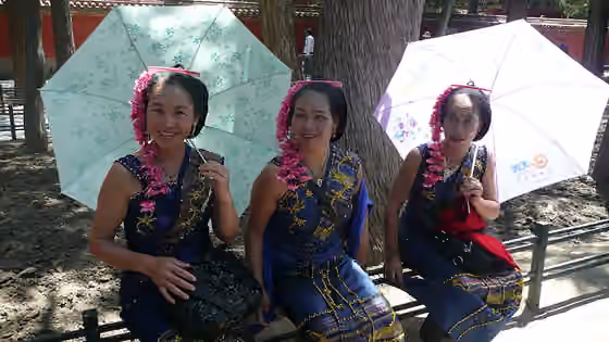 orang Dai — Representatives of the Dai minority in China, during their visit to Beijing