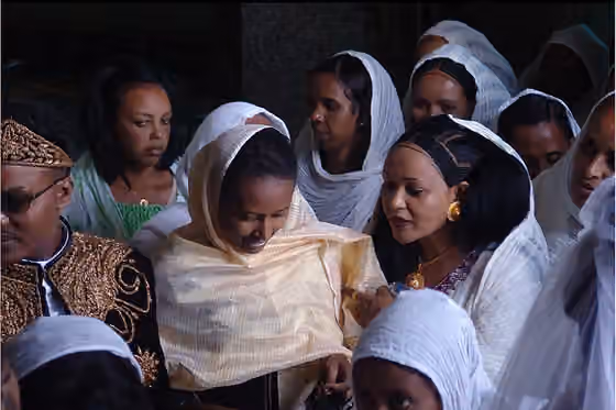 Tigrinya people — Wedding in Eritrea, Africa in 2005