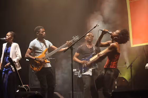 Music of Gabon — This is an image with the theme " Health and Wellness in Africa " from: