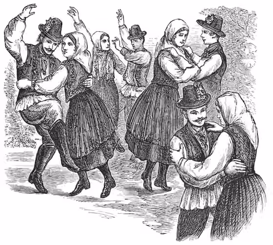 csárdás — Csárdás - Hungarian folk dance