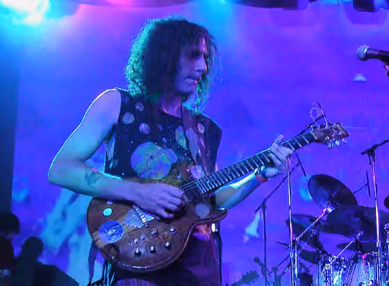 Space rock — Ed Wynne of Ozric Tentacles