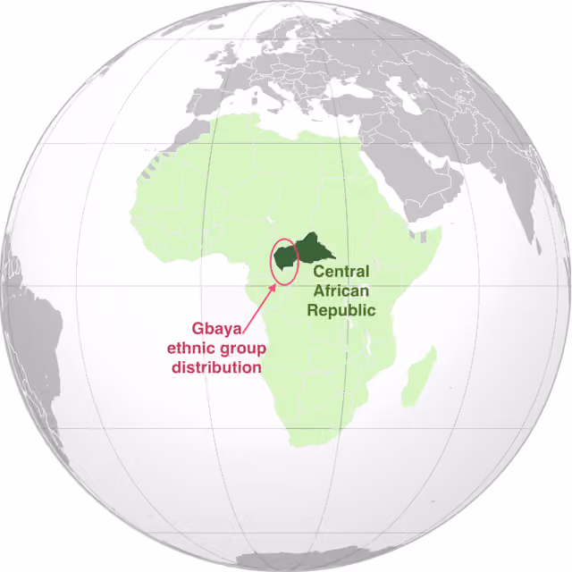 Suku Gbaya — This is a derivative work on the following image available on wikimedia, under creative commons license CAR in au.png