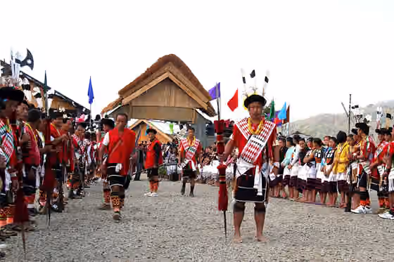 Angami people — India, Nagaland, festival Angami tribe
