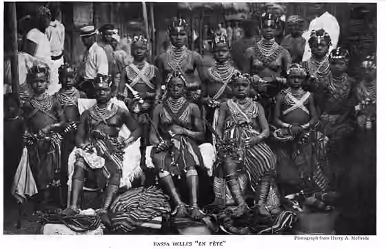 Bassa people (Liberia) — “Bassa women” - from: National Geographic Magazine, Vol XLII, November 1922.