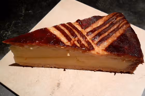 Gâteau Basque — Gâteau Basque in Basque bar "Gastroteka Bimendi" in Nishi-ku, Osaka city, Osaka prefecture, Japan.