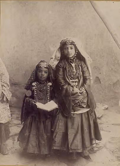 Shahsevan — Shahsevan girls from a rich family.