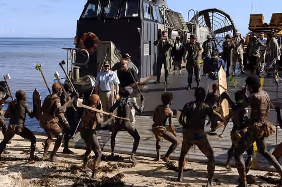 Solomon Islands dance — SASSAMUNGA, Solomon Islands (Aug.
