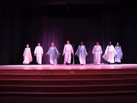 Eurythmy — A student Eurythmy performance at Michael Mount Waldorf School