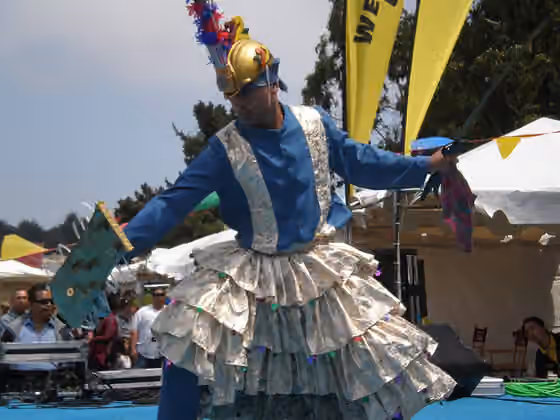 Sagayan — A member of the San Francisco based Parangal Dance Company performing the Sagayan dance of the Maguindanao and Maranao peoples of the Philippines as part of their Bangsamoro suite of dances at the 14th Annual Fil-Am Friendship Celebration…