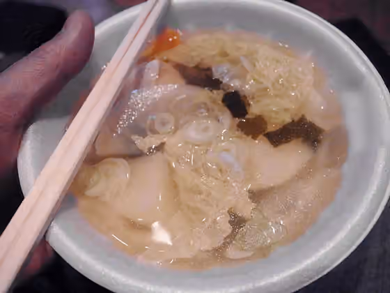Ohaw — Ohaw, traditional Ainu soup made from vegetables, meat and stock.
