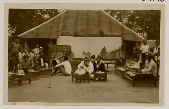 Malay gamelan — Title: Gamelanorkest vermoedelijk op het eiland Galang, Sumatra\'s Oostkust Author/creator: Srelig, A.