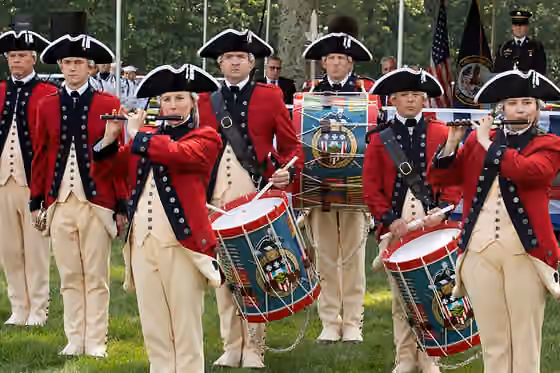 Fife and drum corps — On Thursday, September 21, 2023, the 50th anniversary of the U.S.