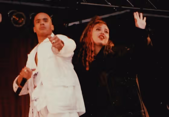 Eurodance — 2 Unlimited performing live, 1994.