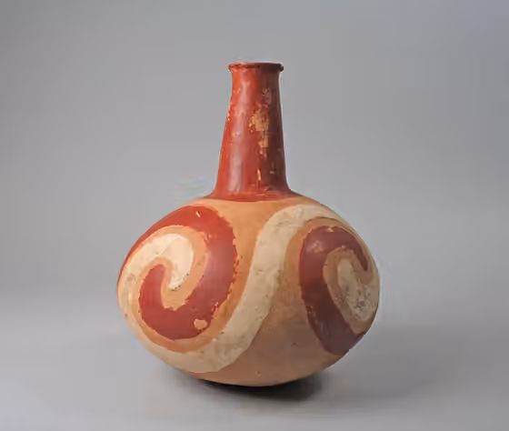 Quapaw — Quapaw; Bottle; Ceramics-Containers