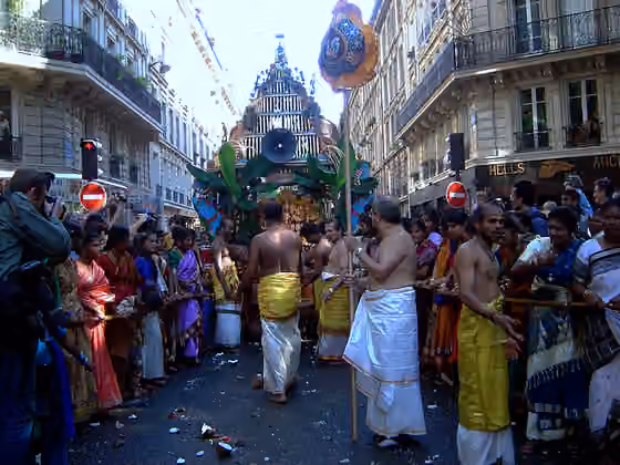 Tamils in France — Celebration of Ganesh , Paris .
