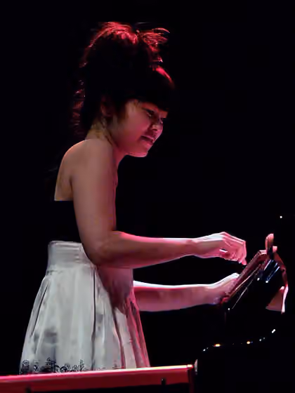 Japanese jazz — Hiromi ( 上原ひろみ ) at moers festival 2007 self made/own work, may 28, 2007 photo: nomo /michael hoefner