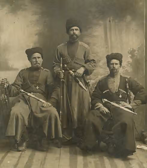Kuban Cossacks — Кубанские Казаки служающие в 1-ю Мировую войну в особой 17-й казачьей сотне