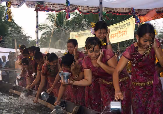 Marma people — Sangrai: The biggest festival of the Marma community.