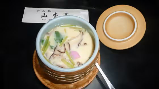 Chawanmushi — Chawan-mushi in a restaurant in Hamamatsu, Japan