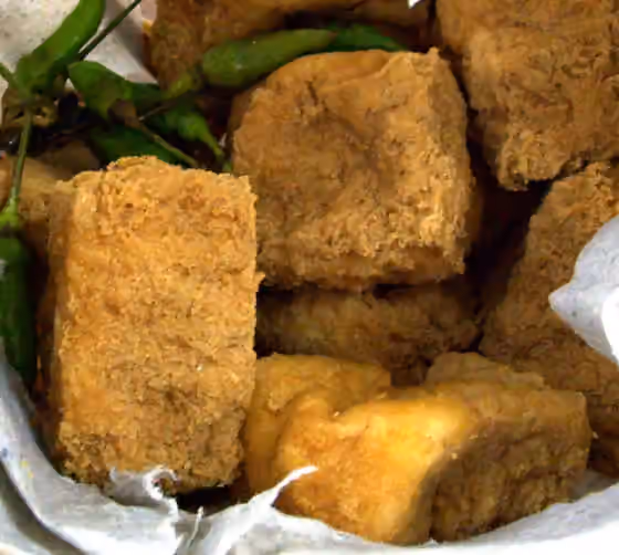 tahu Sumedang — Sumedang tofu, snack from Sumedang, West Java, Indonesia
