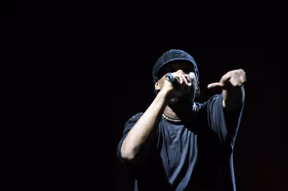 hip hop — KRS-One performing in 2007.