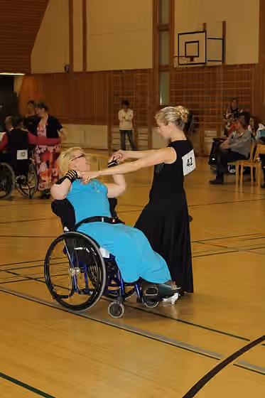 Wheelchair dancesport — Pyörätuolitanssin SM-kisat Lohjalla 23.9.2012.